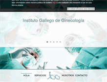 Tablet Screenshot of igg-santiago.com